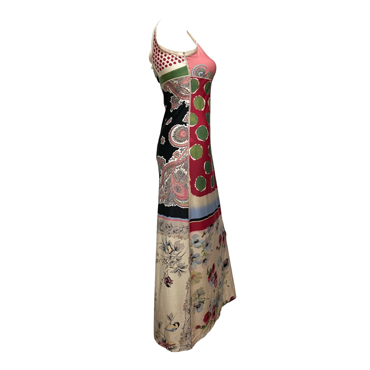 JEAN PAUL GAULTIER Spring Summer 2001 Floral Print Long Dress