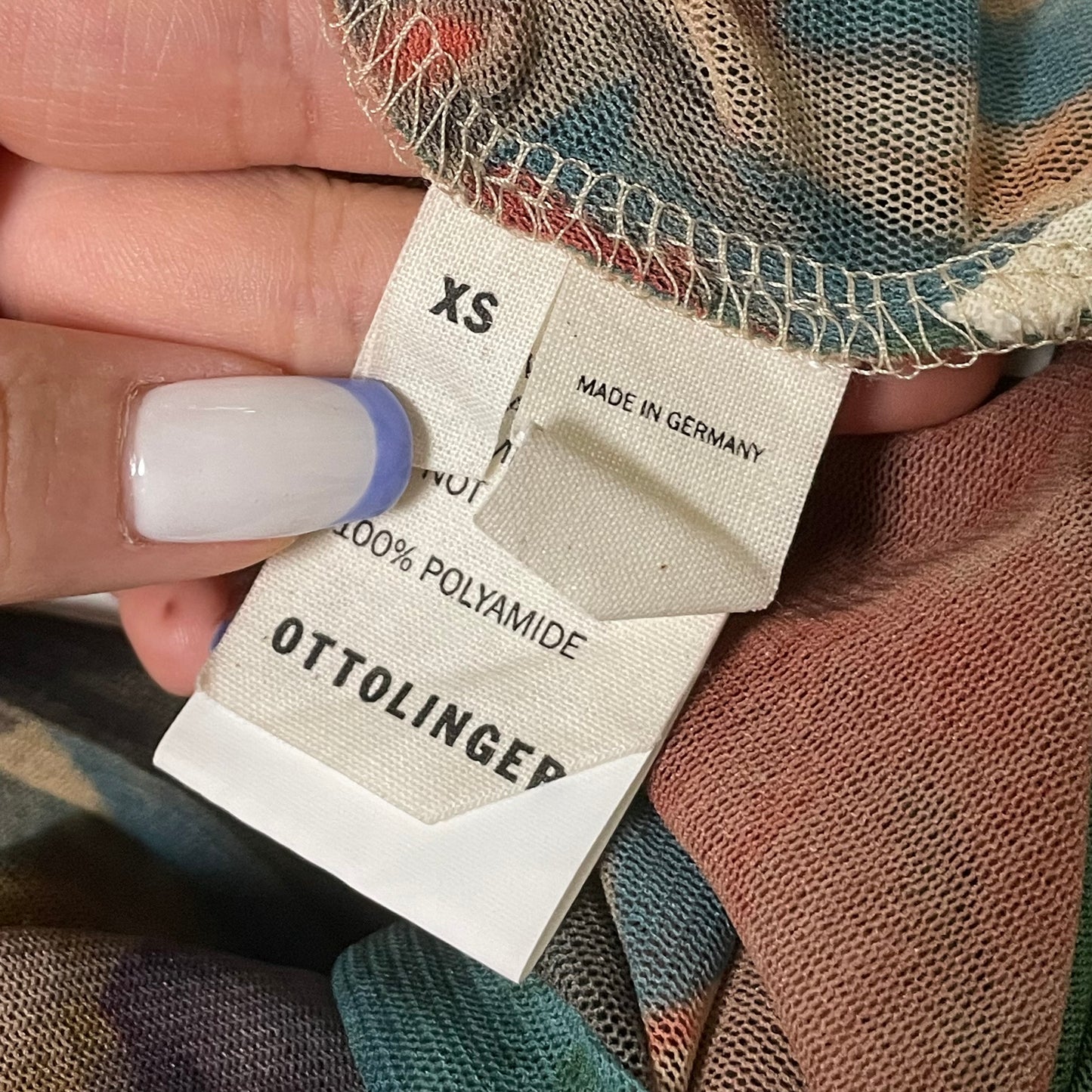 OTTOLINGER Spring Summer 2019 Julian Nguyen Mesh Draped Dress