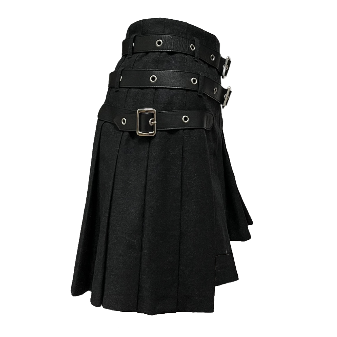 D&G Fall Winter 2003 High Waisted Asymmetric Pleated Mini Skirt