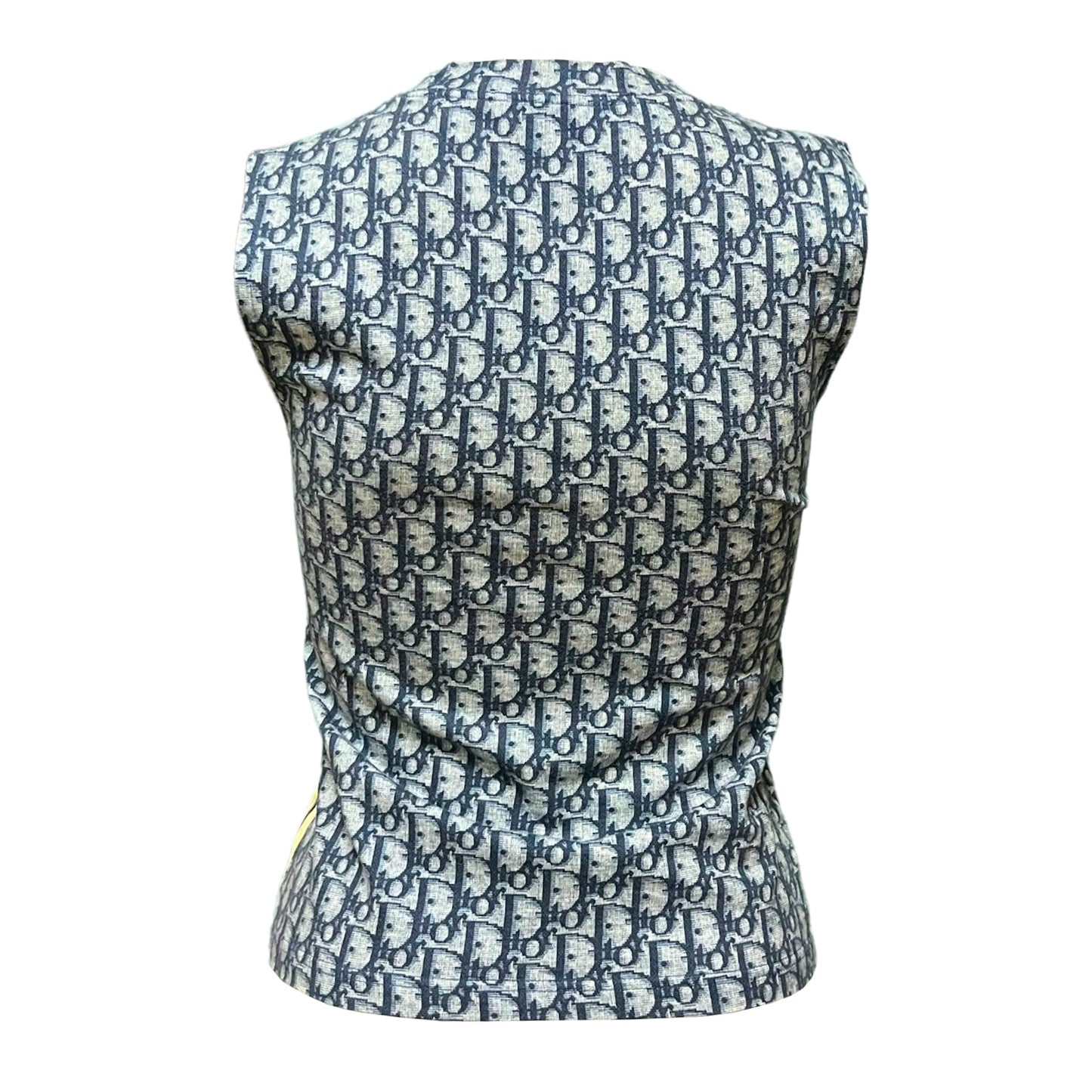 CHRISTIAN DIOR Trotter Print Tank Top