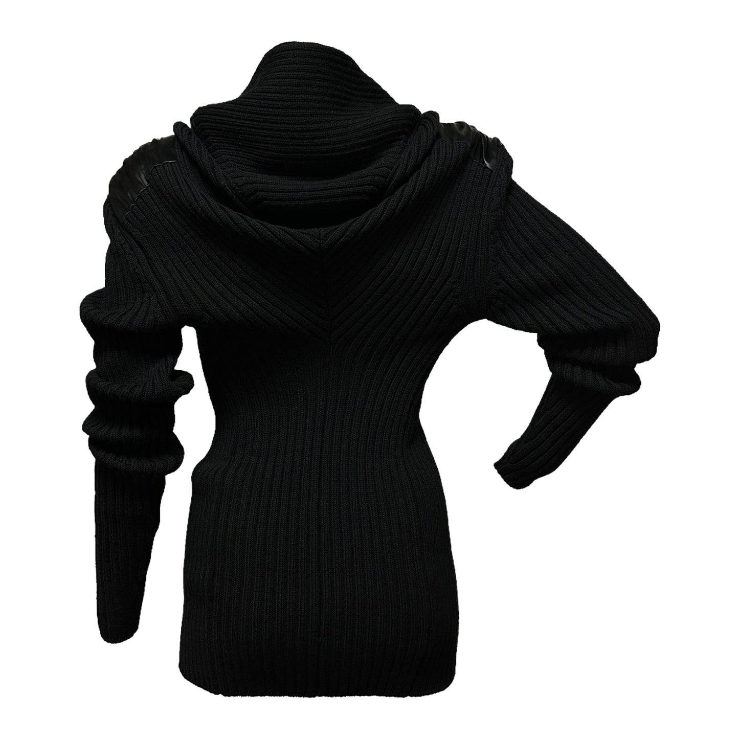 BOTTEGA VENETA Fall Winter 2019 Ribbed Buckle Detail Knit Sweater