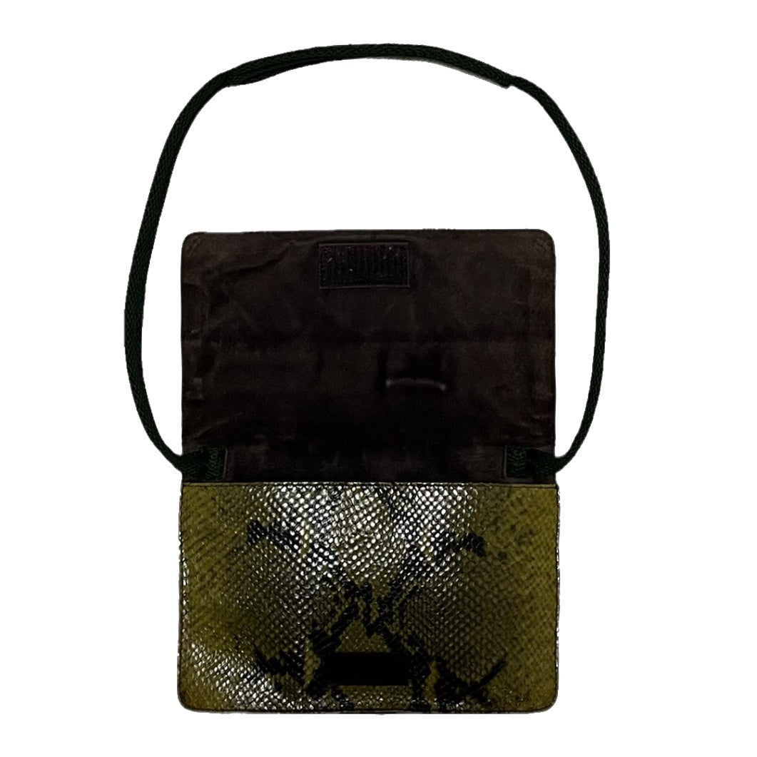 MIU MIU Fall Winter 1999 Python Mesh Hand Bag