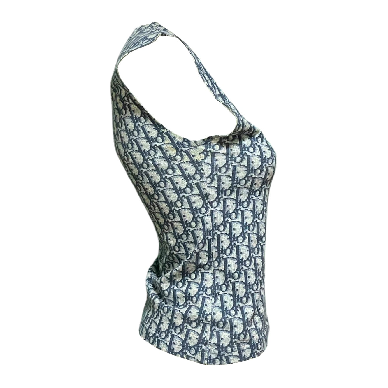 CHRISTIAN DIOR Trotter Print Tank Top