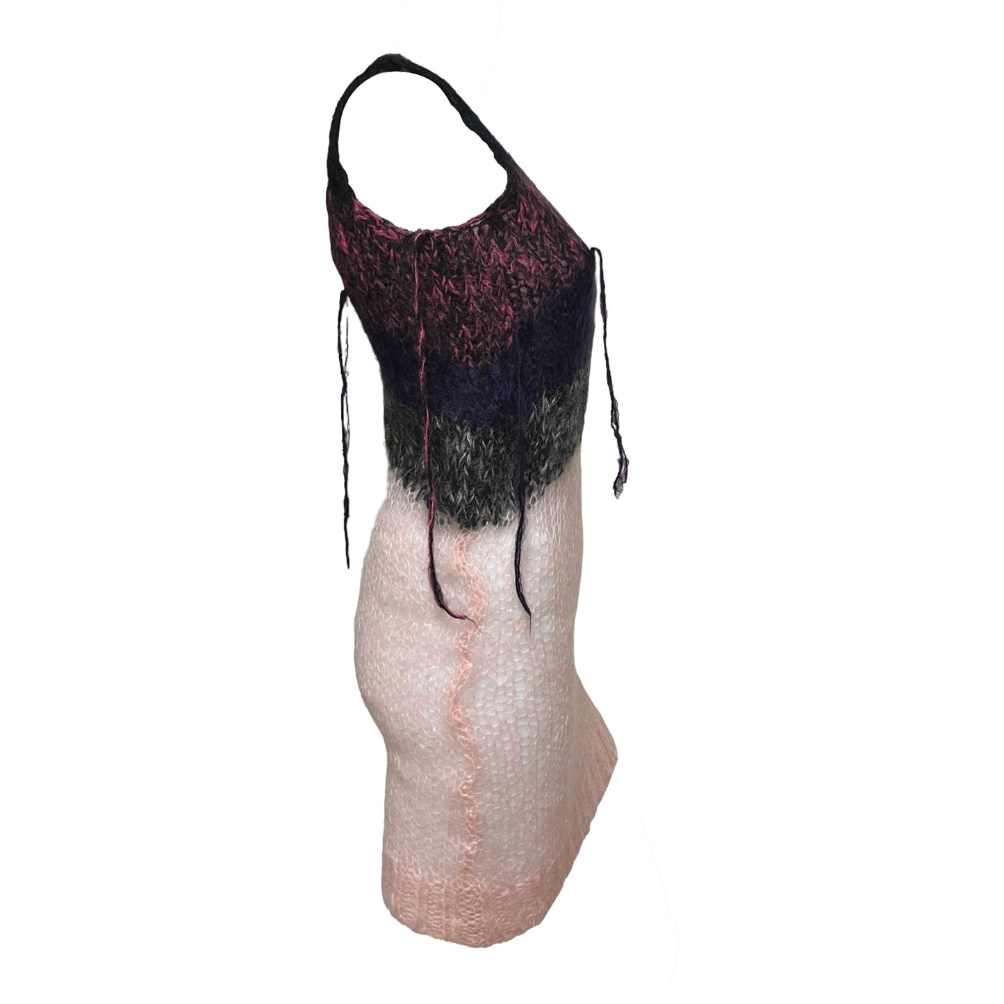JUNYA WATANABE Fall Winter 2006 Distressed Knit Mini Dress