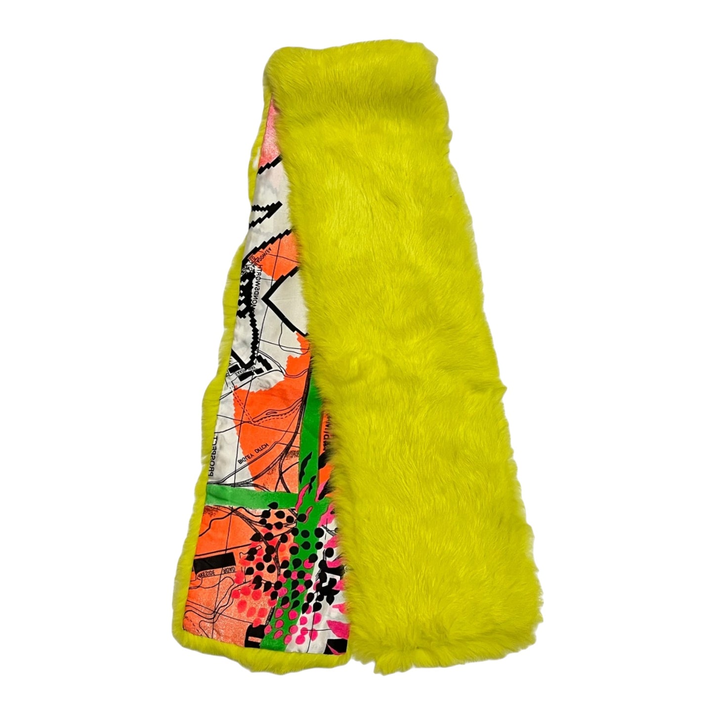 CHRISTIAN DIOR Fall Winter 2001 Print Detail Fur Scarf