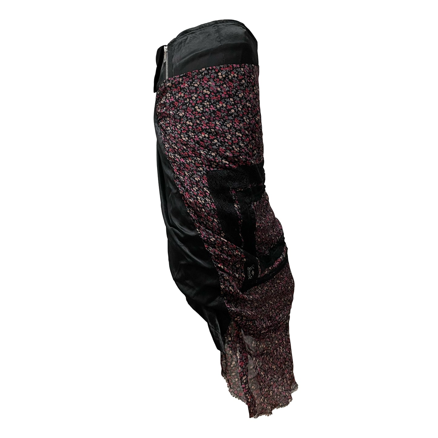 JUNYA WATANABE Fall Winter 2007 Floral Asymmetric Long Skirt