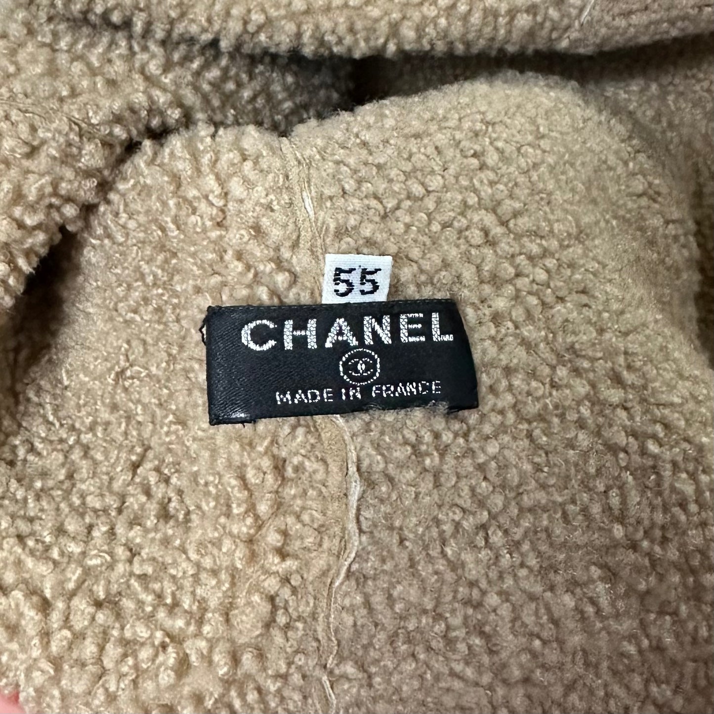 CHANEL Fall Winter 2005 Tweed Trim Leather Bucket Hat