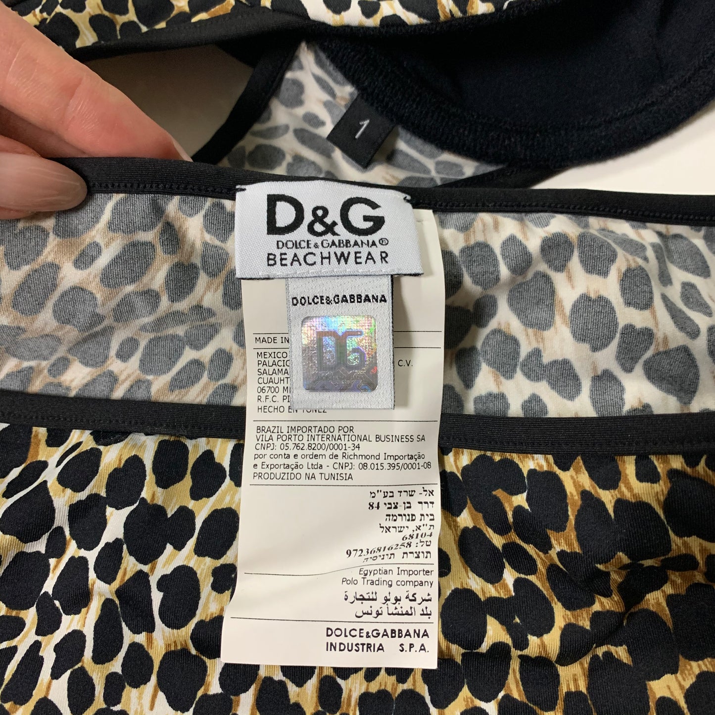 D&G Leopard Print Bikini