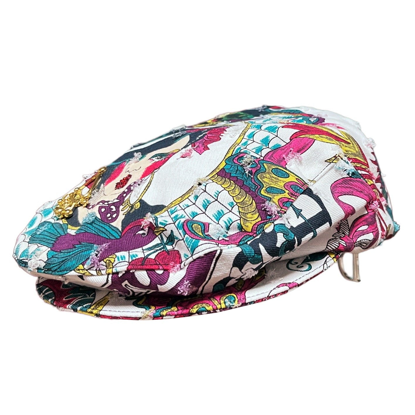 CHRISTIAN DIOR Spring Summer 2004 Gitane Tatoo Print Casquette