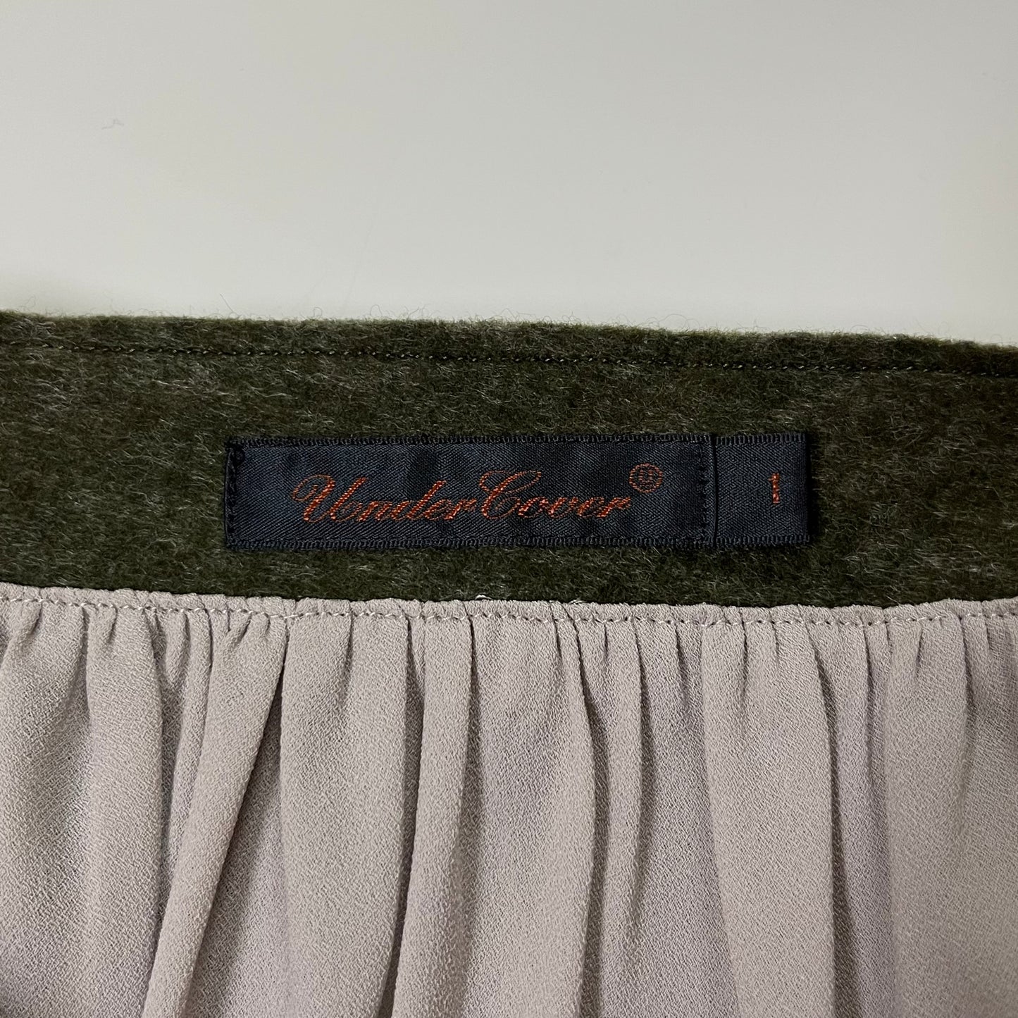 UNDERCOVER Fall Winter 2005 "Arts & Crafts" Flared Mini Skirt