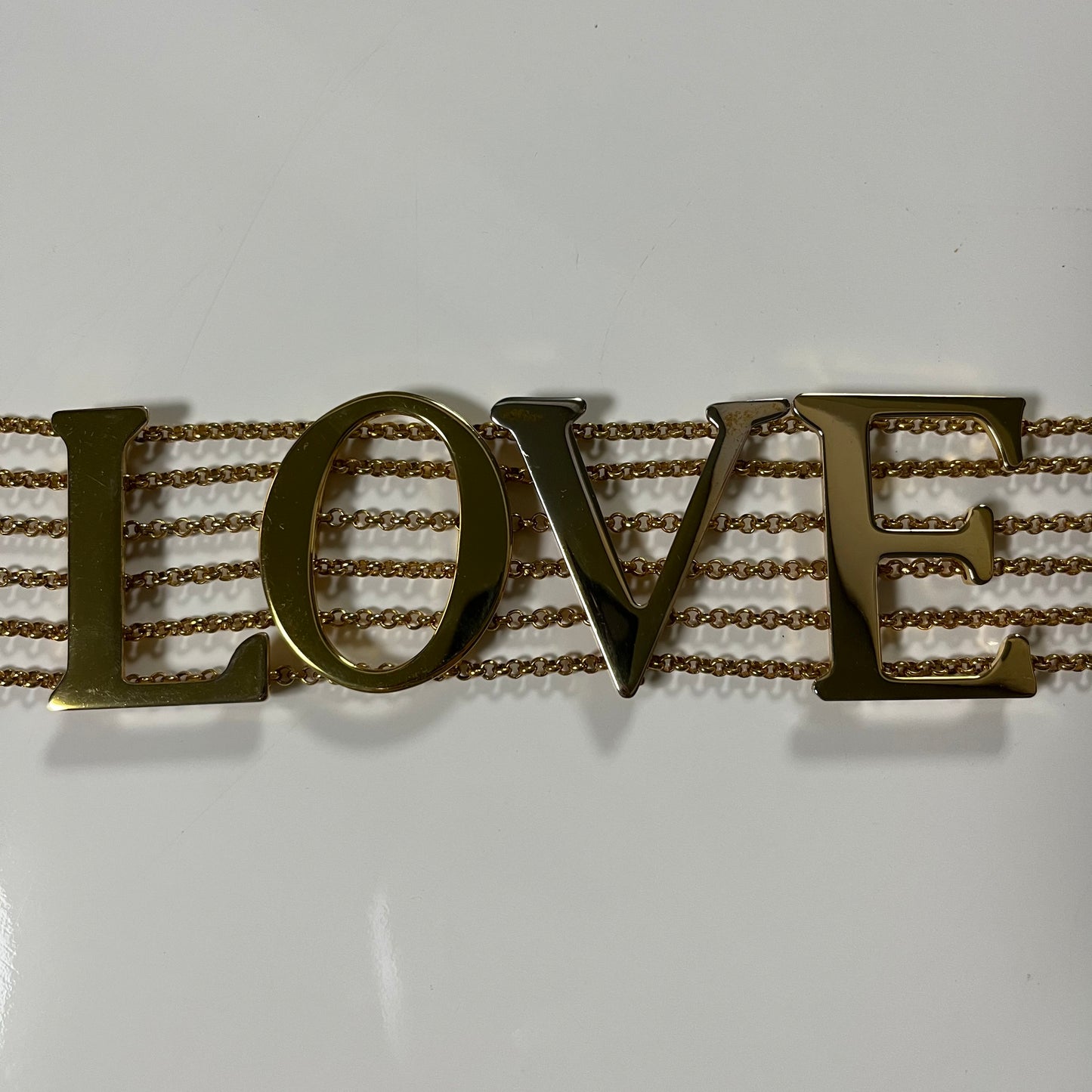 DOLCE&GABBANA Spring Summer 2003 "Love" Choker Necklace