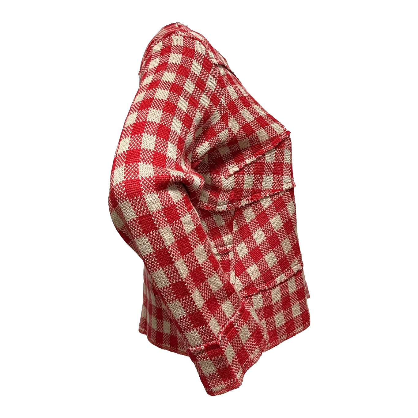 TRICOT COMME DES GARÇONS Checkered Knit Sweater