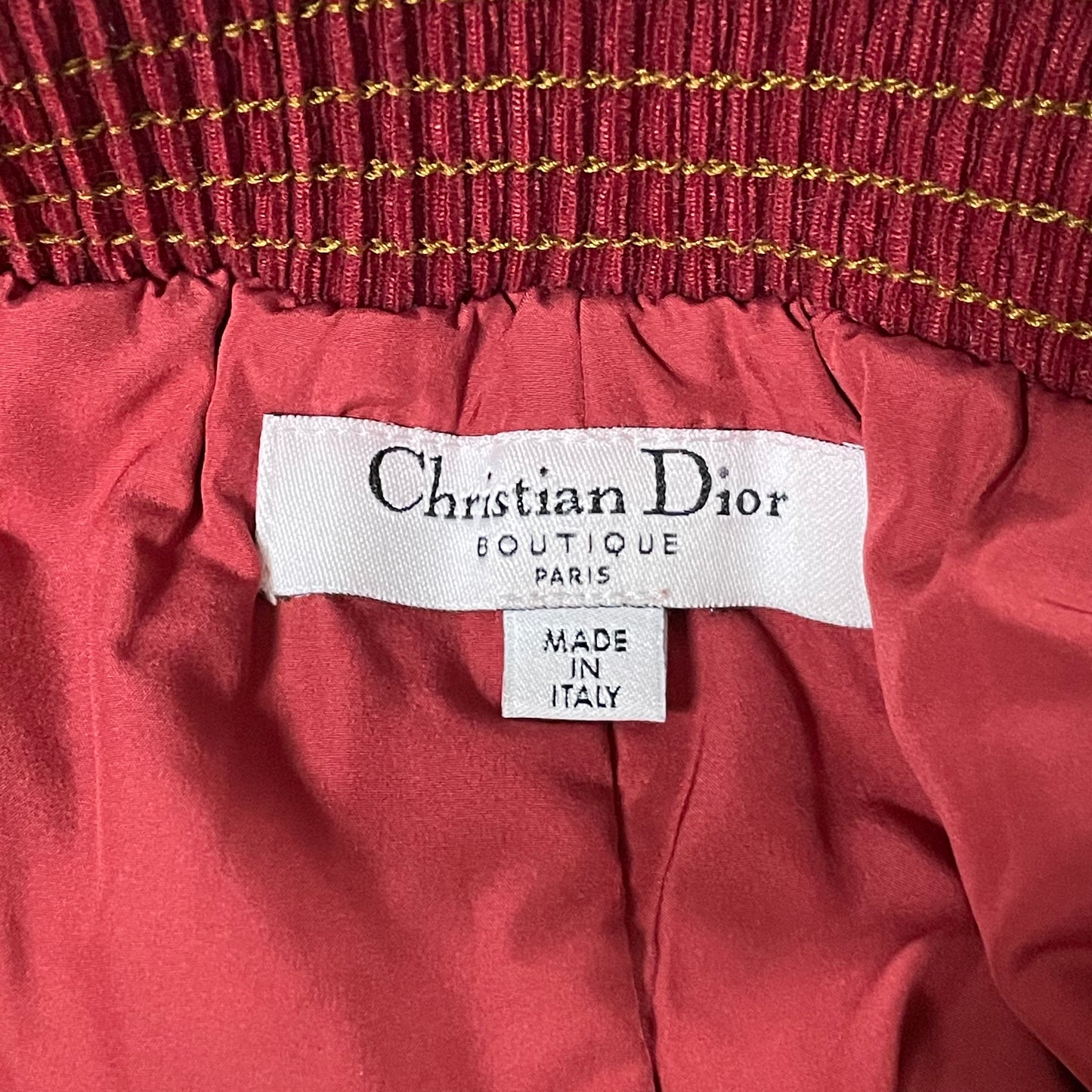 CHRISTIAN DIOR Fall Winter 2006 Corduroy Mini Skirt