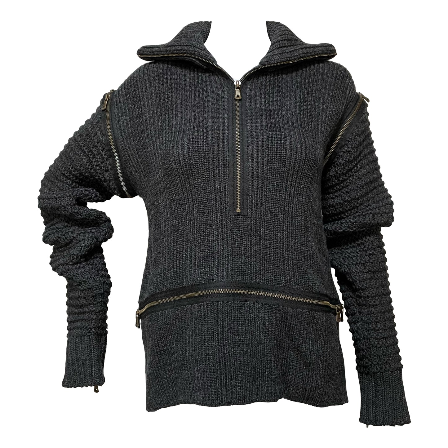 DOLCE&GABBANA Fall Winter 2003 Zipper Turtleneck Sweater