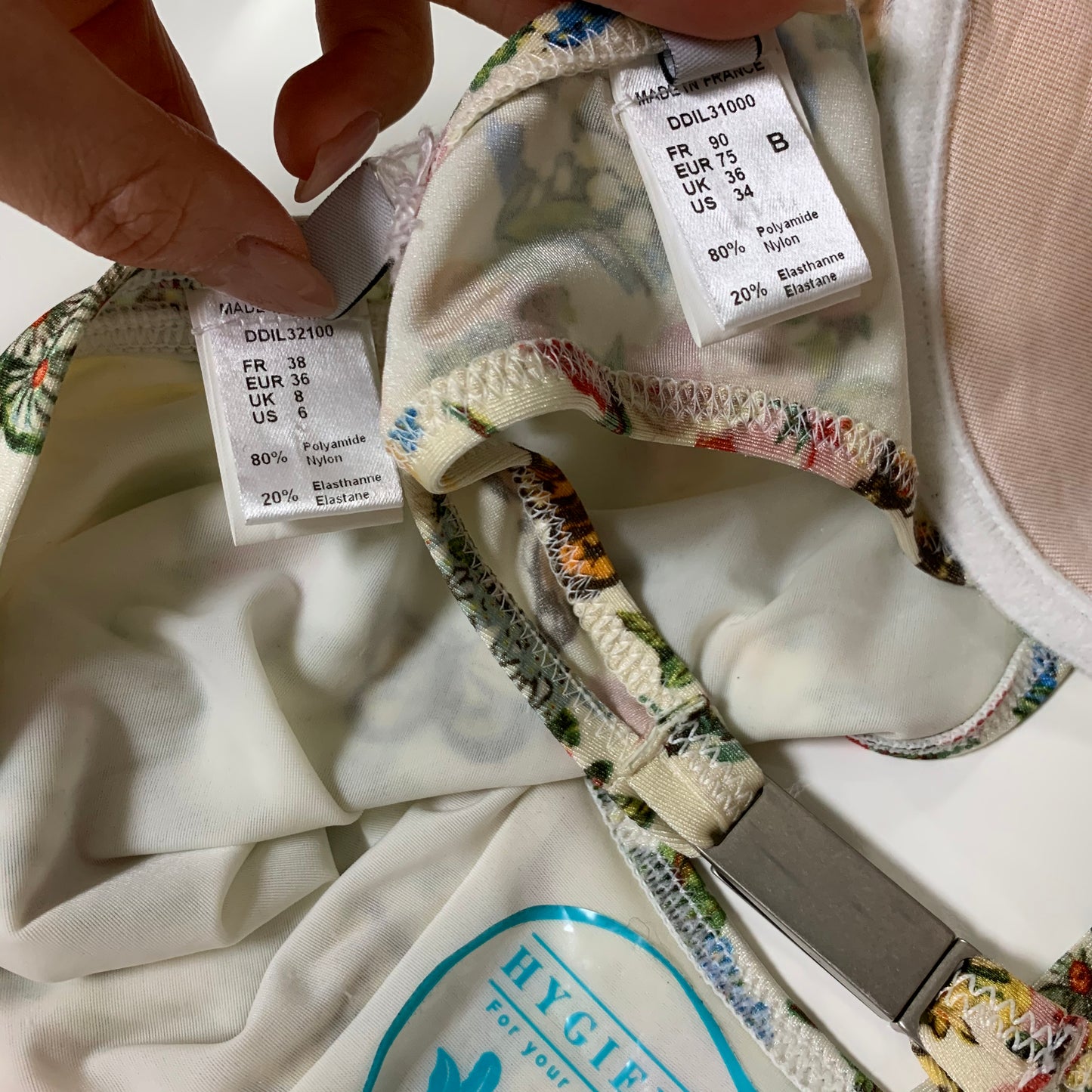 CHRISTIAN DIOR Spring Summer 2002 Floral Print Bikini