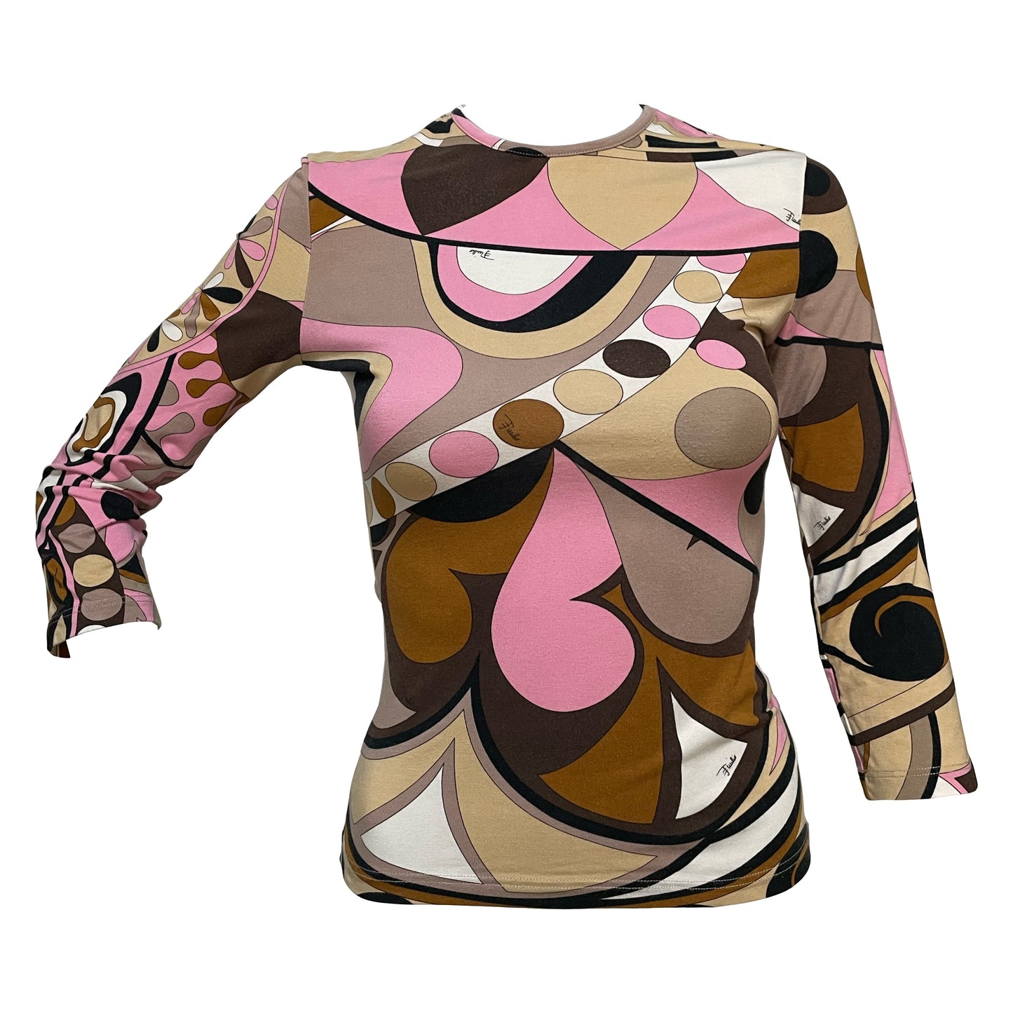 EMILIO PUCCI Three-Quarter Sleeve T-Shirt