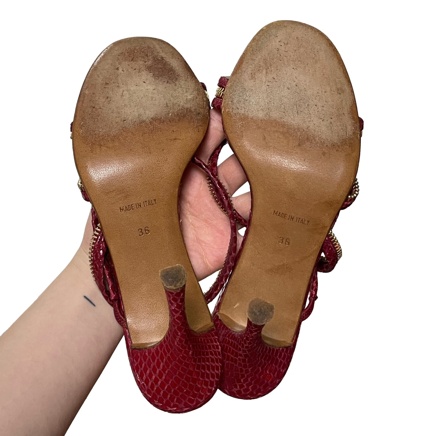 CHRISTIAN DIOR Spring Summer 2001 Zip Sandals