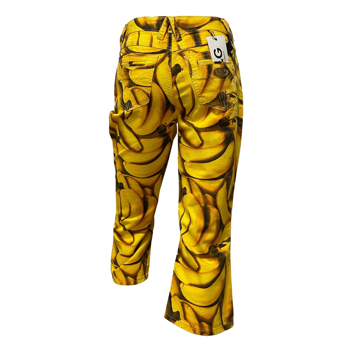 D&G Banana Print Cropped Pants