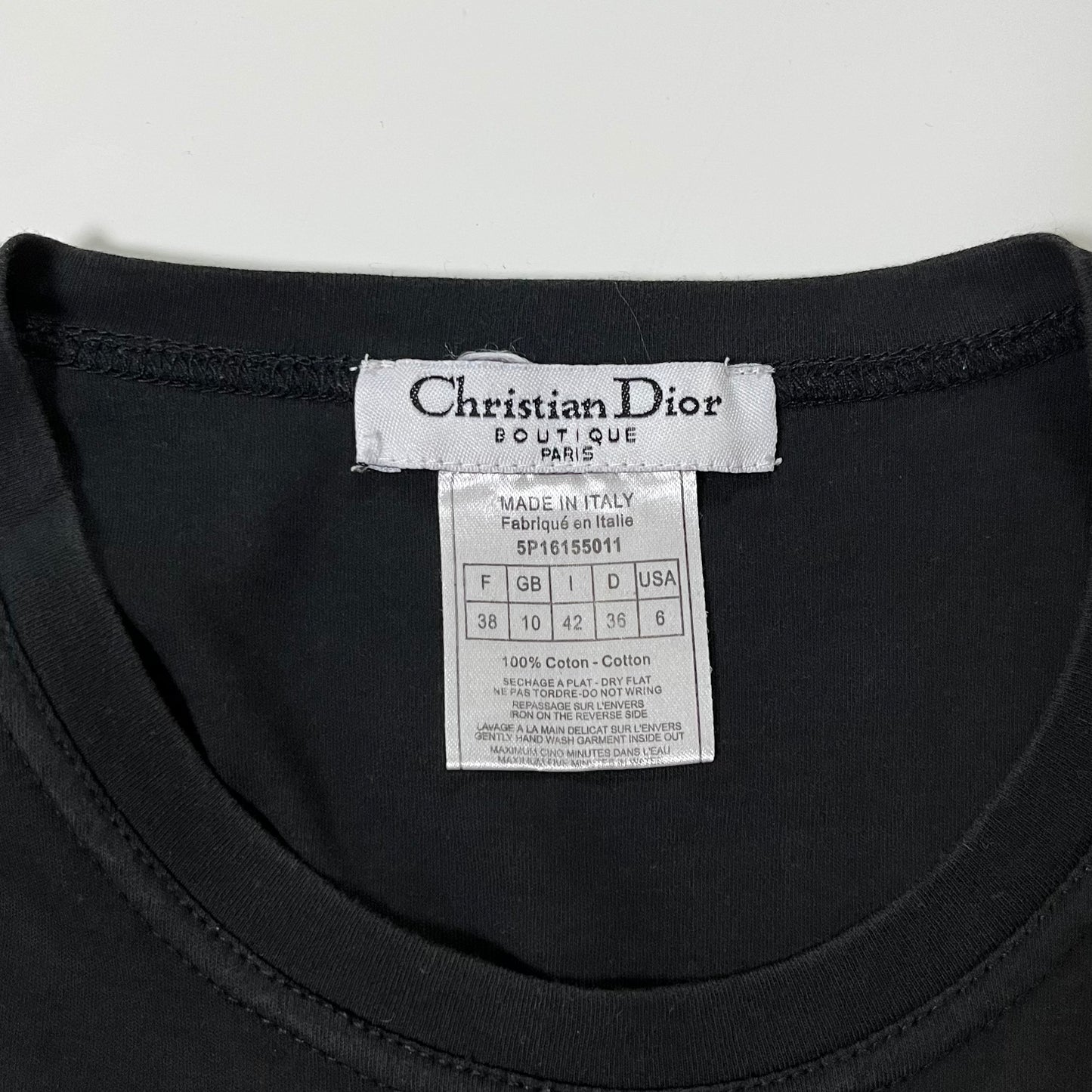 CHRISTIAN DIOR Spring Summer 2005 Floral Print Tank Top