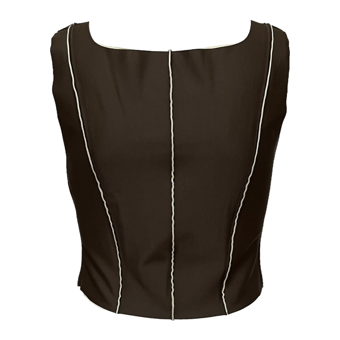CHANEL Spring Summer 1999 Sleeveless Bustier Top