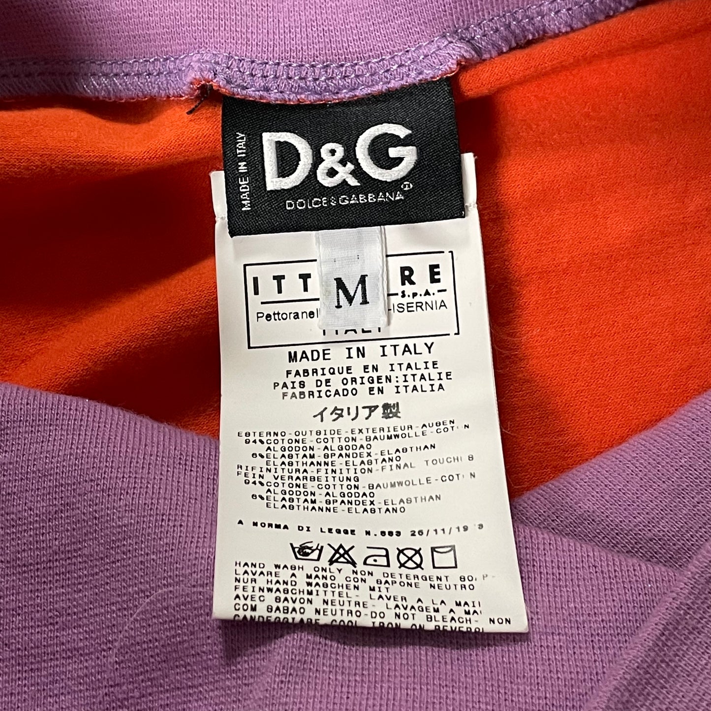 D&G Rose Print Turtleneck Top