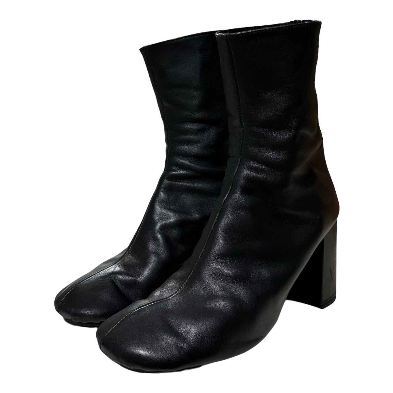 JUNYA WATANABE Spring Summer 2017 Leather Zip Ankle Boots