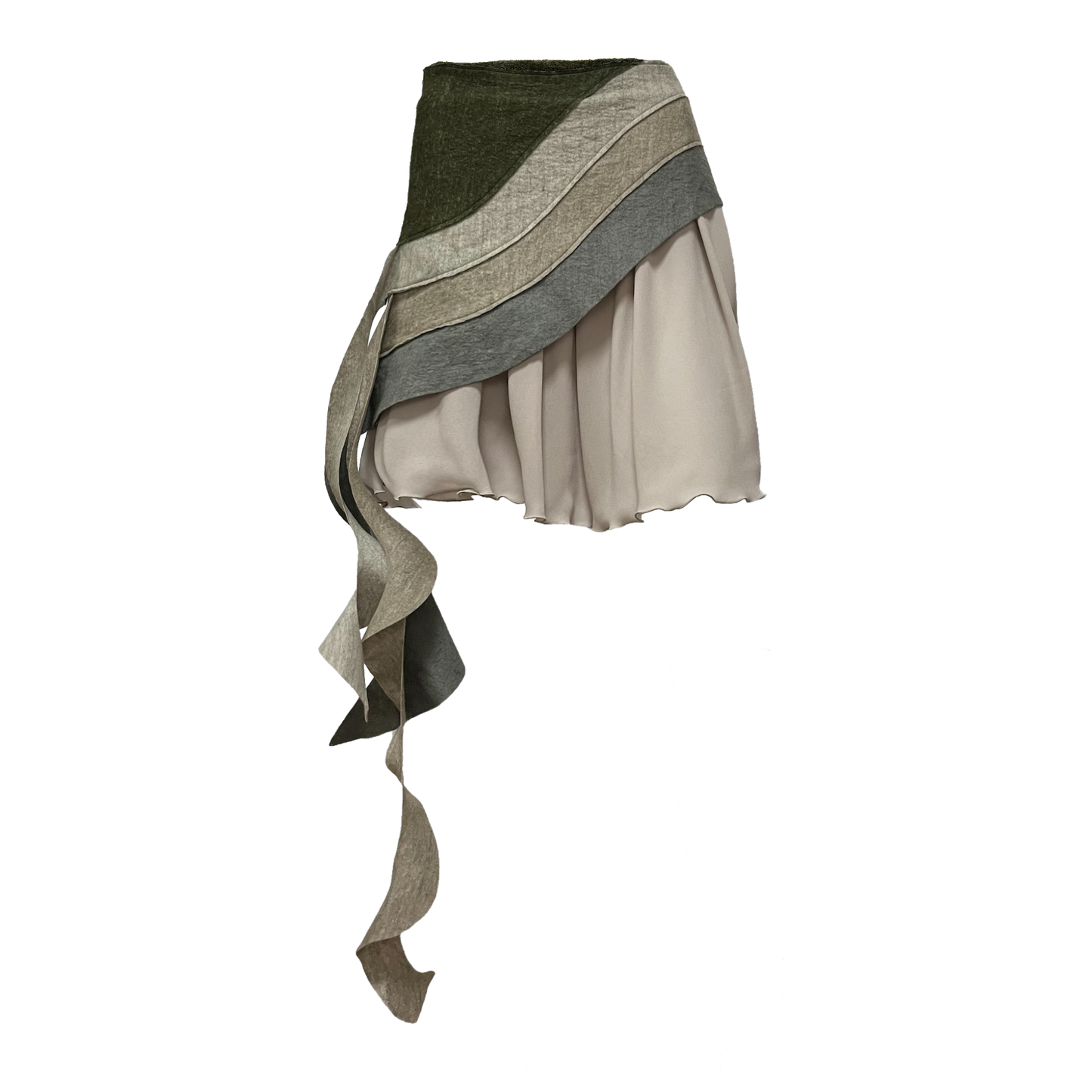 UNDERCOVER Fall Winter 2005 "Arts & Crafts" Flared Mini Skirt