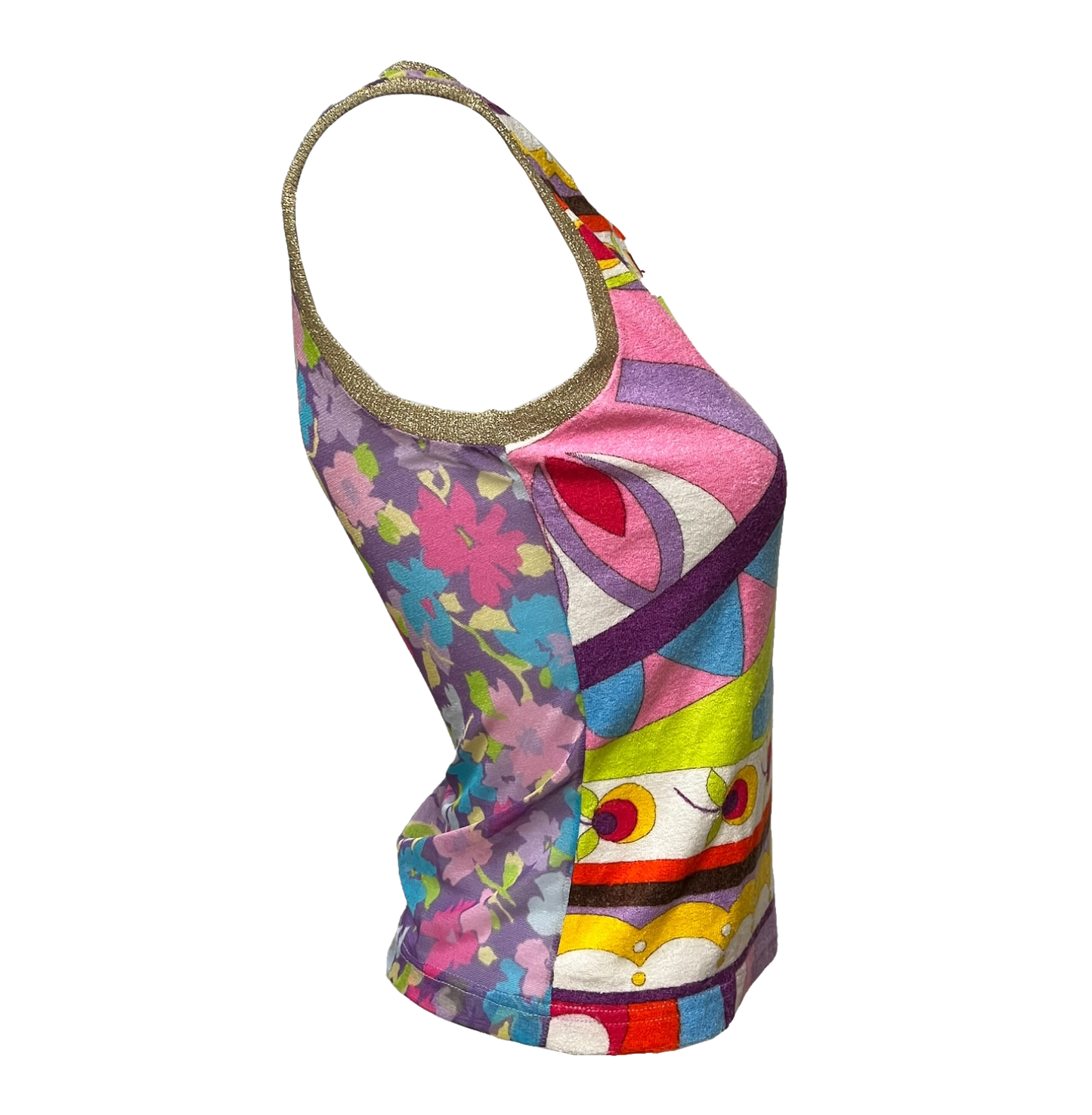 D&G Floral Pile Tank Top