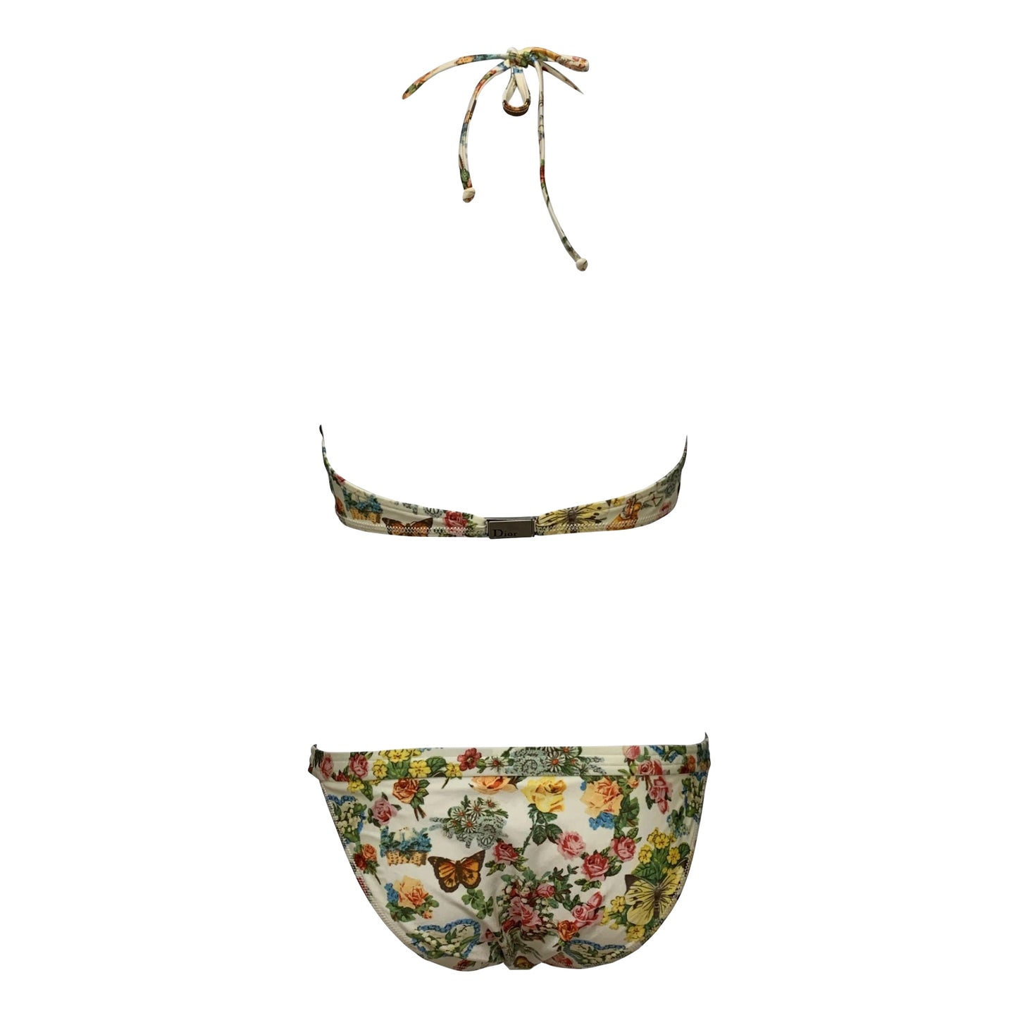 CHRISTIAN DIOR Spring Summer 2002 Floral Print Bikini