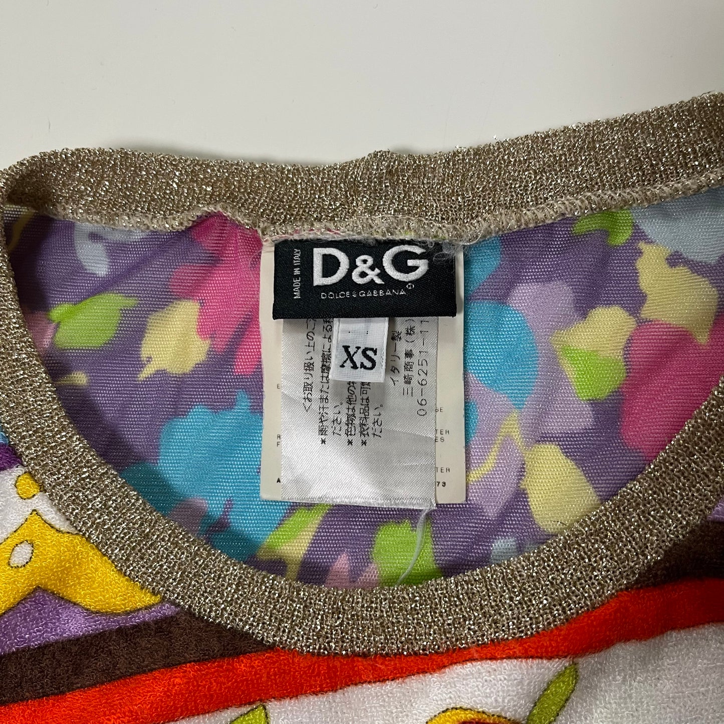 D&G Floral Pile Tank Top