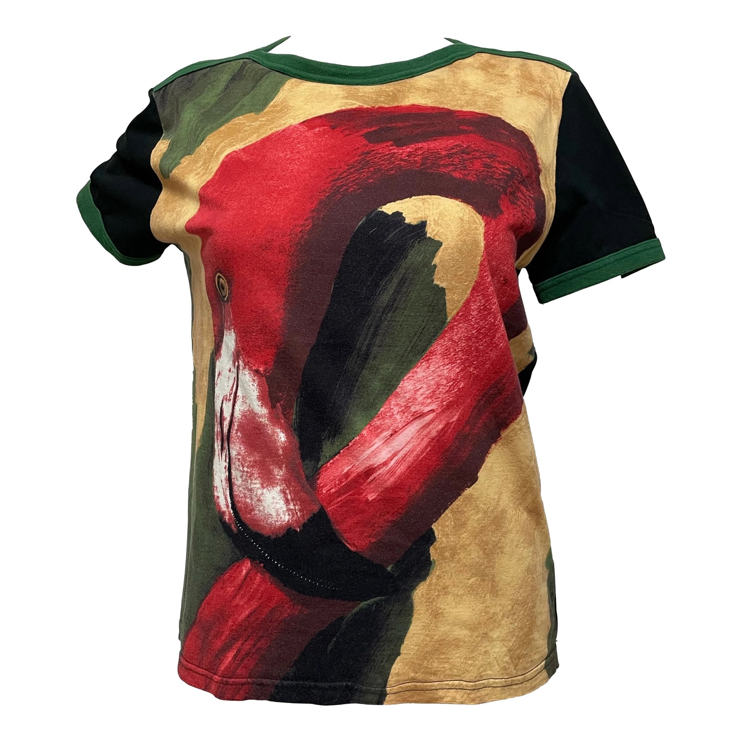 JEAN PAUL GAULTIER HOMME Spring Summer 1996 Flamingo Print T-Shirt