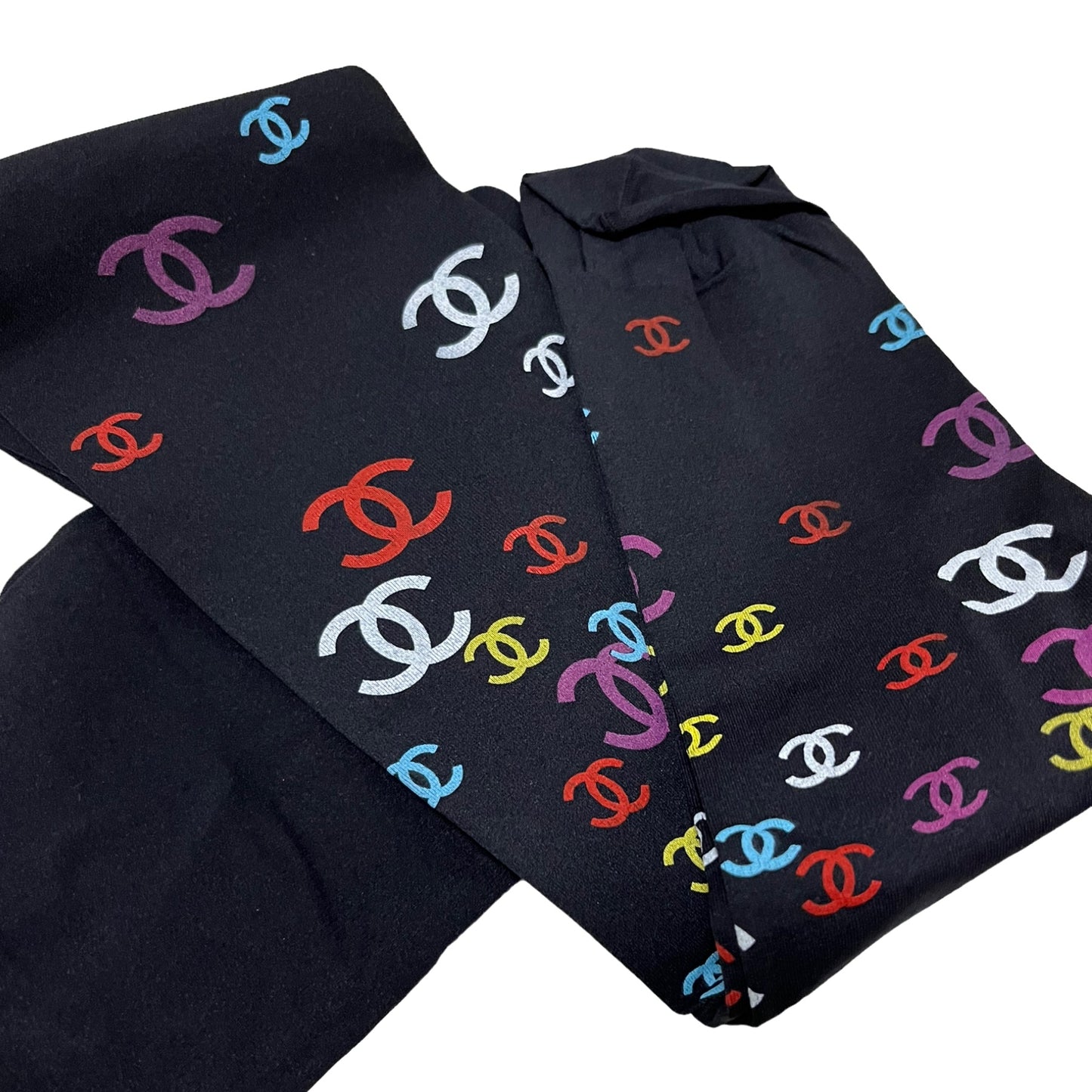 CHANEL Fall Winter 2001 CC Logo Tights