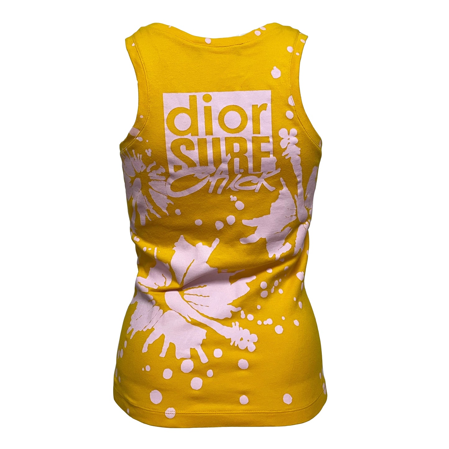 CHRISTIAN DIOR Spring Summer 2004 Surf Chick Laced Up Tank Top