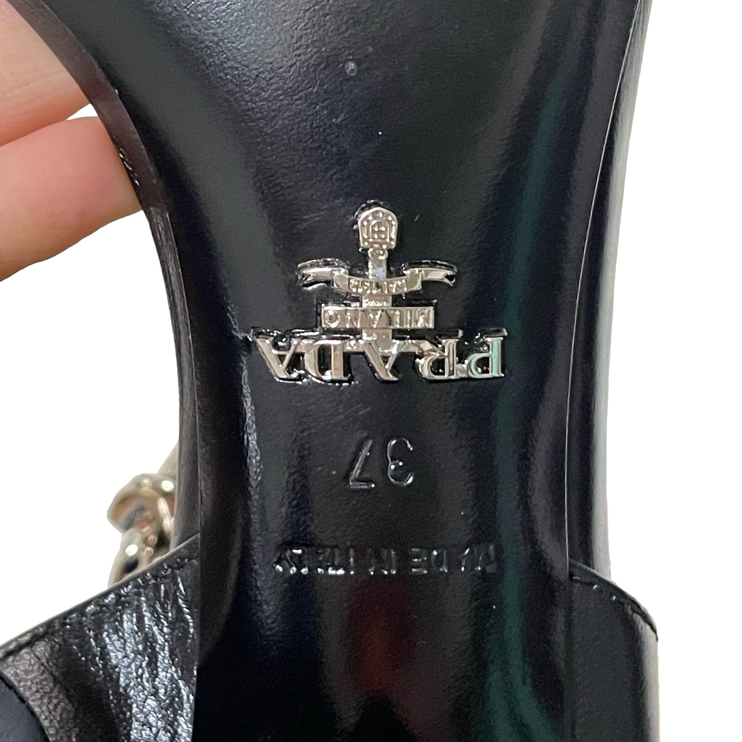 PRADA Chain Sandals