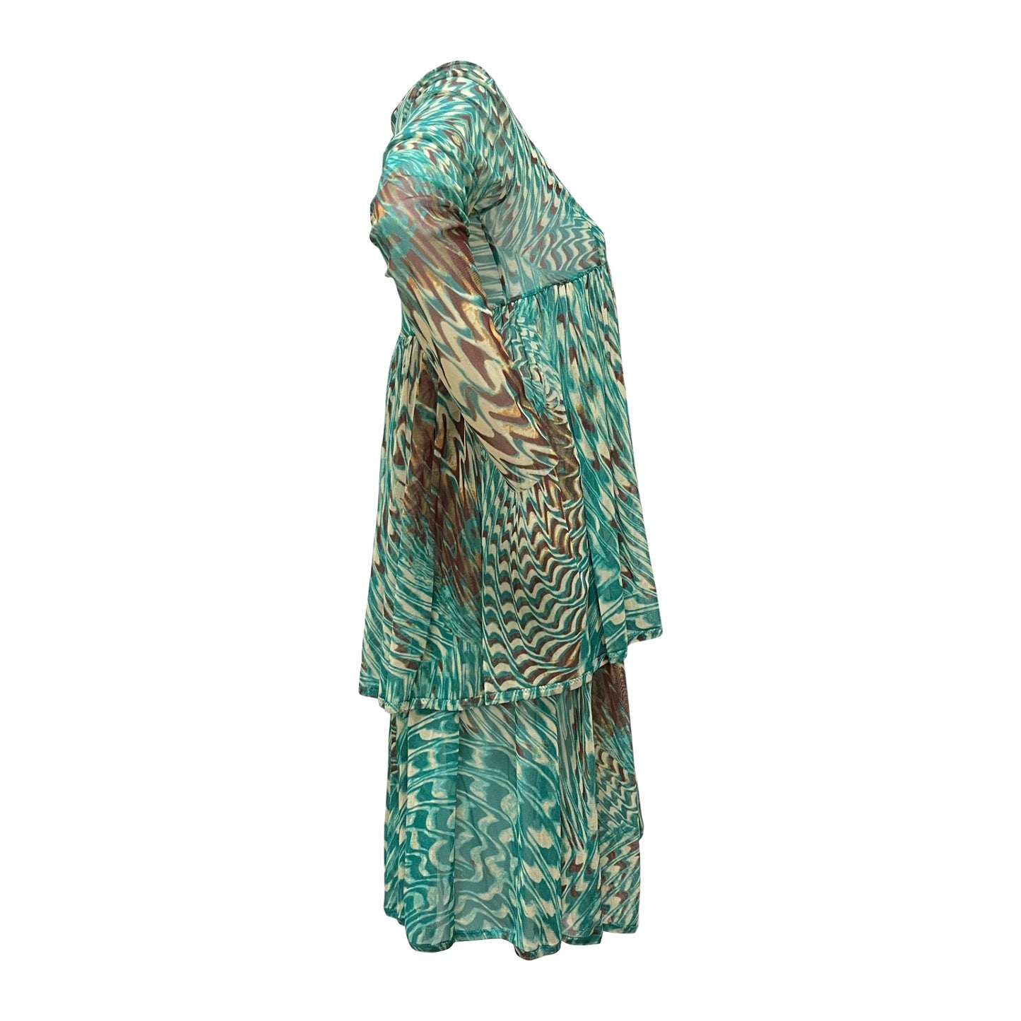 JEAN PAUL GAULTIER Cardigan and Flared Midi Skirt Set Up