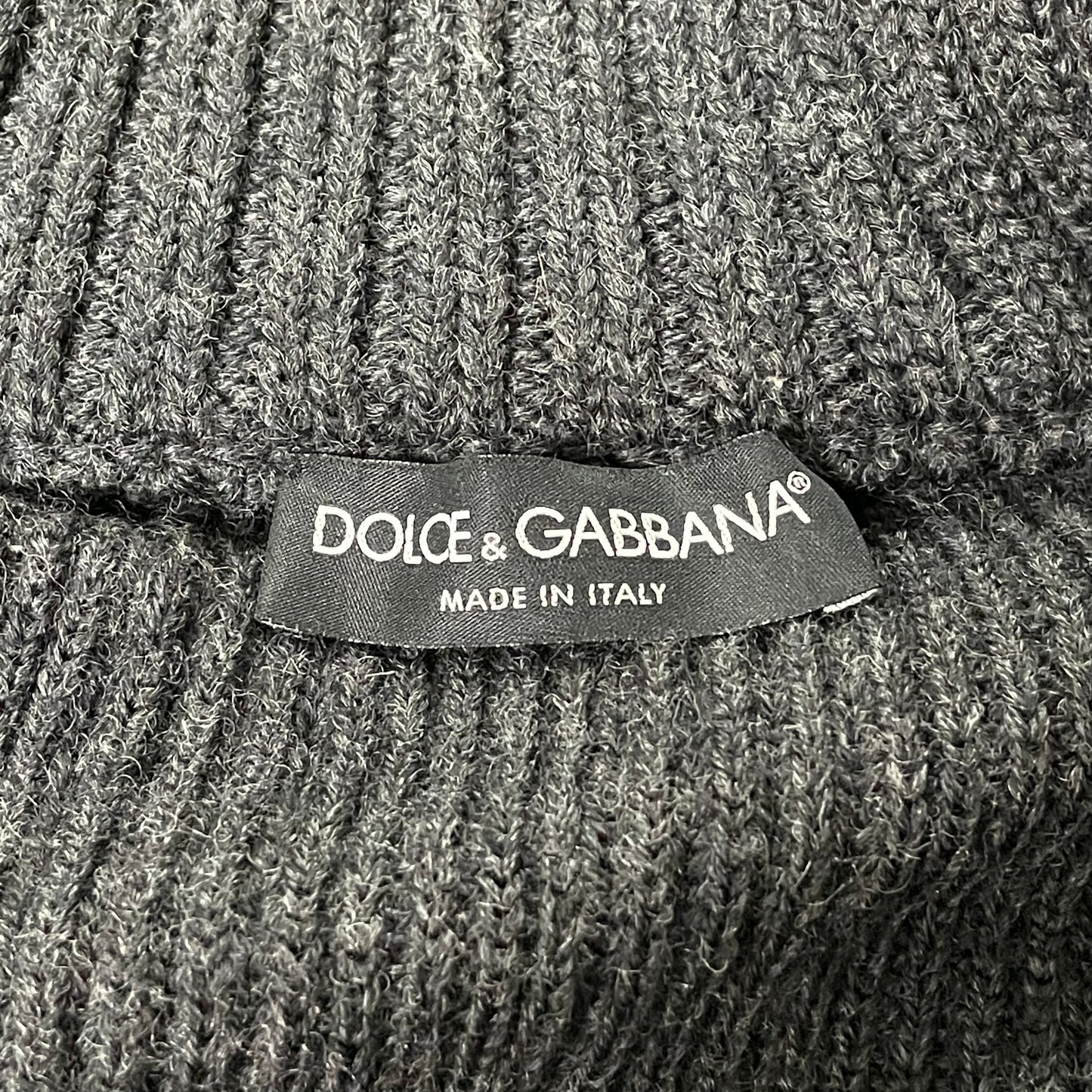 DOLCE&GABBANA Fall Winter 2003 Zipper Turtleneck Sweater