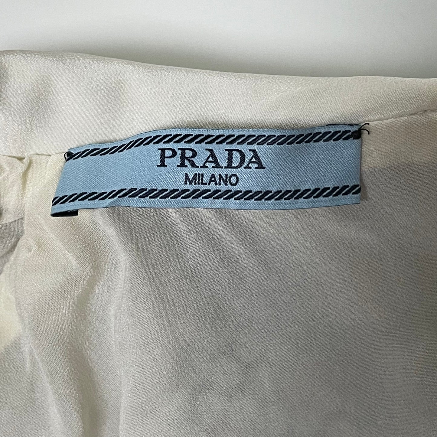 PRADA Check Sequin Sleeveless Top