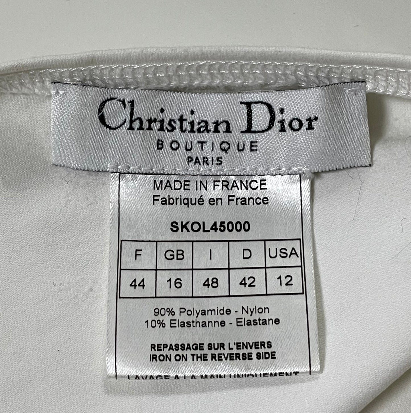 CHRISTIAN DIOR Fall Winter 2004 "I Heart Dior" Swarovski T-Shirt
