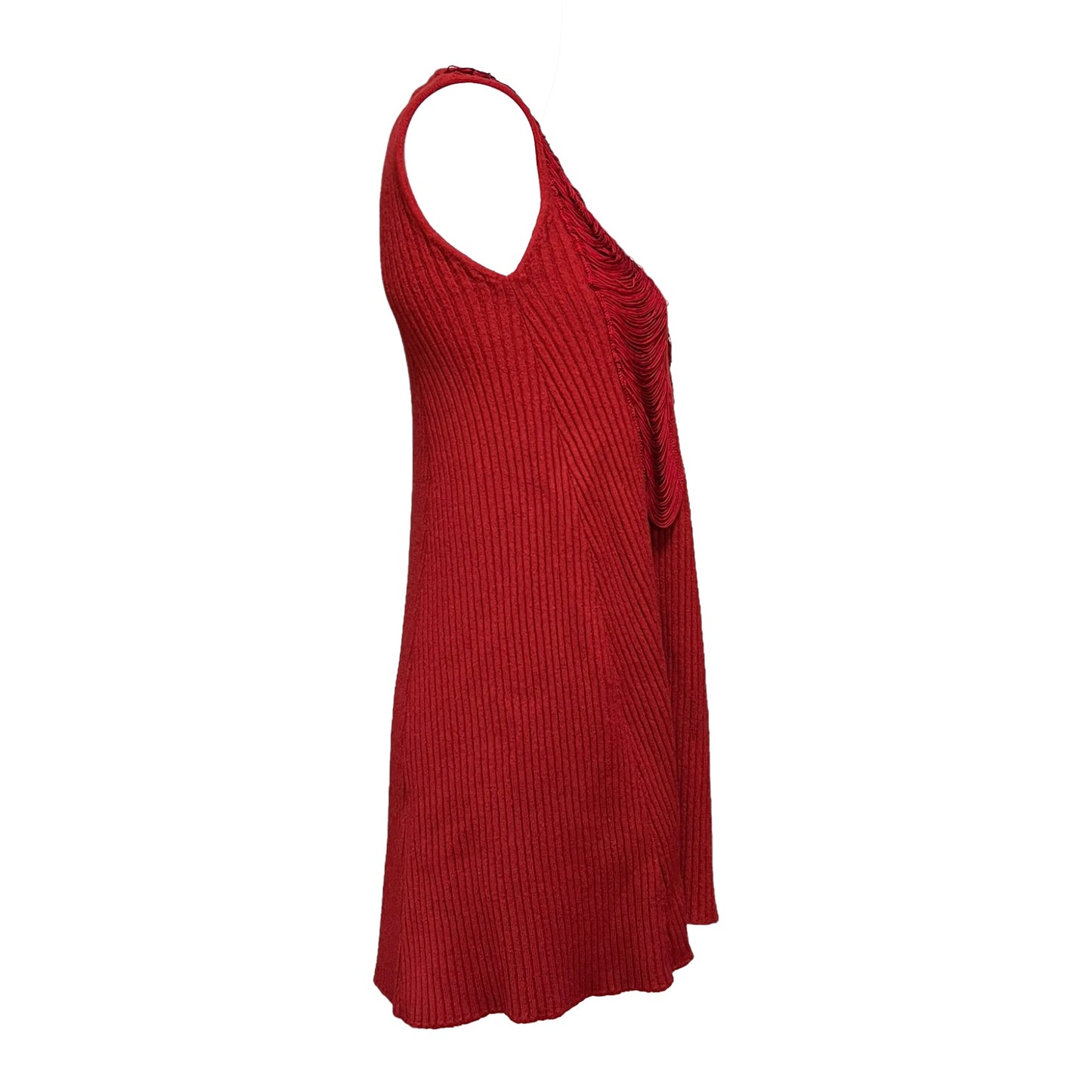 JEAN PAUL GAULTIER Spring Summer 2002 Fringed Sleeveless Knit Top