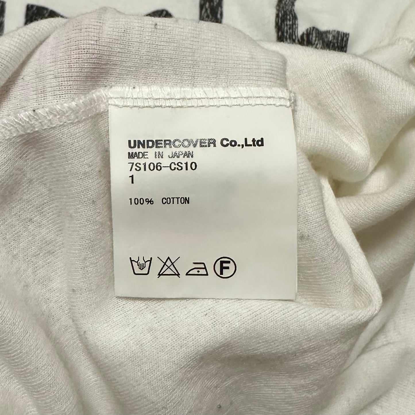 UNDERCOVER Spring Summer 2004 "Languid" PURPLE Logo Print Mini Dress