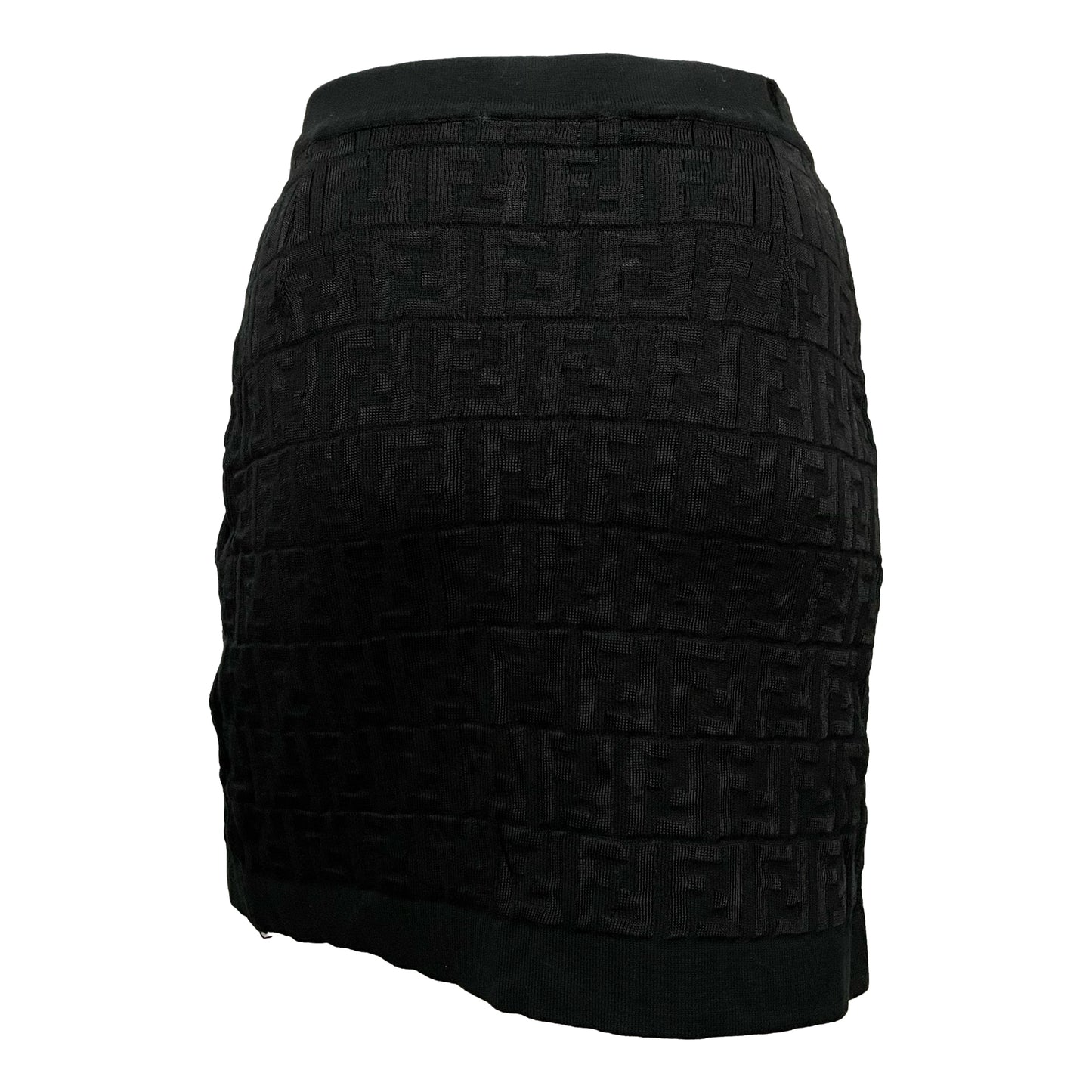 FENDI Zucca Wrap Style Mini Skirt