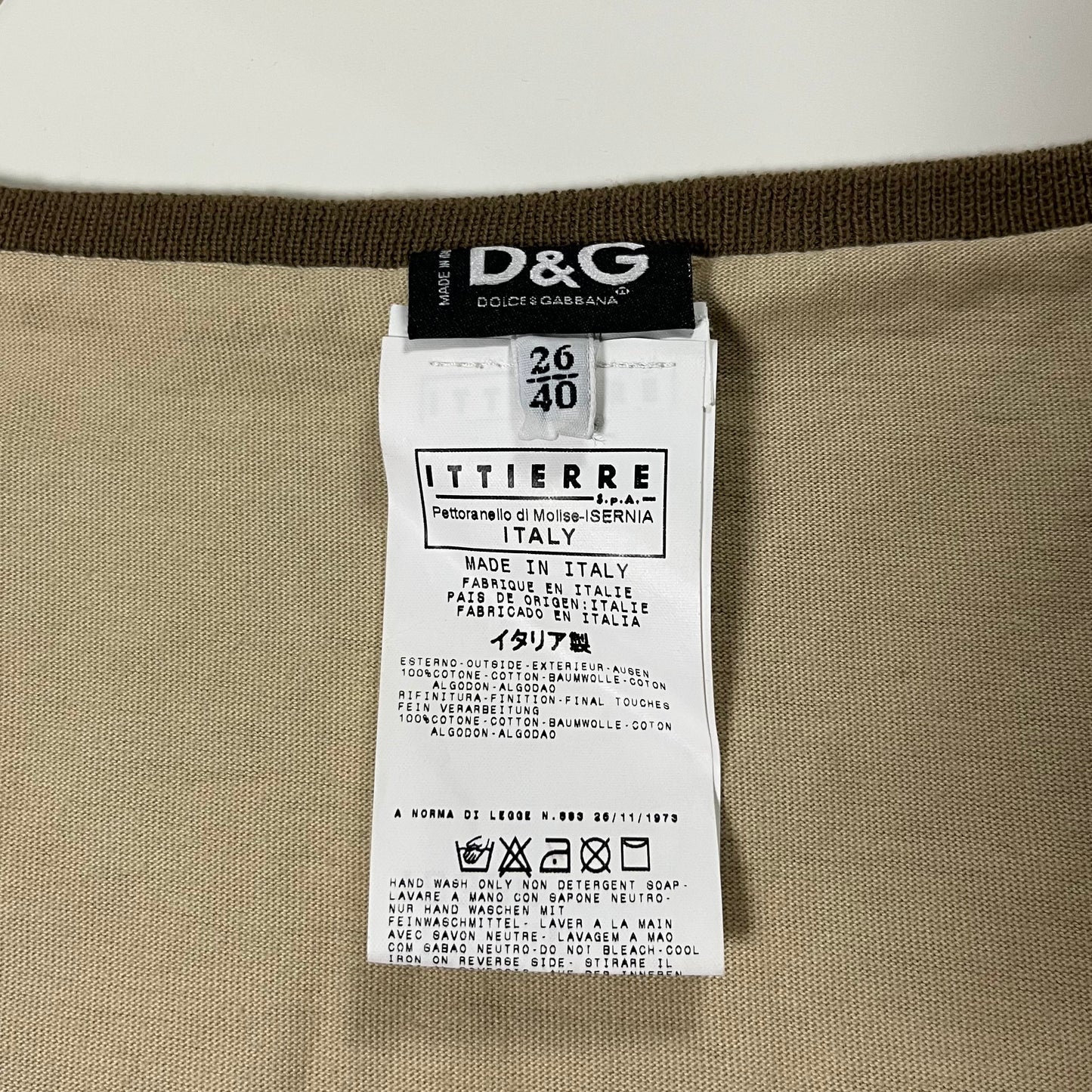 D&G 2002 Fall Winter Embroidered Floral Tank Top