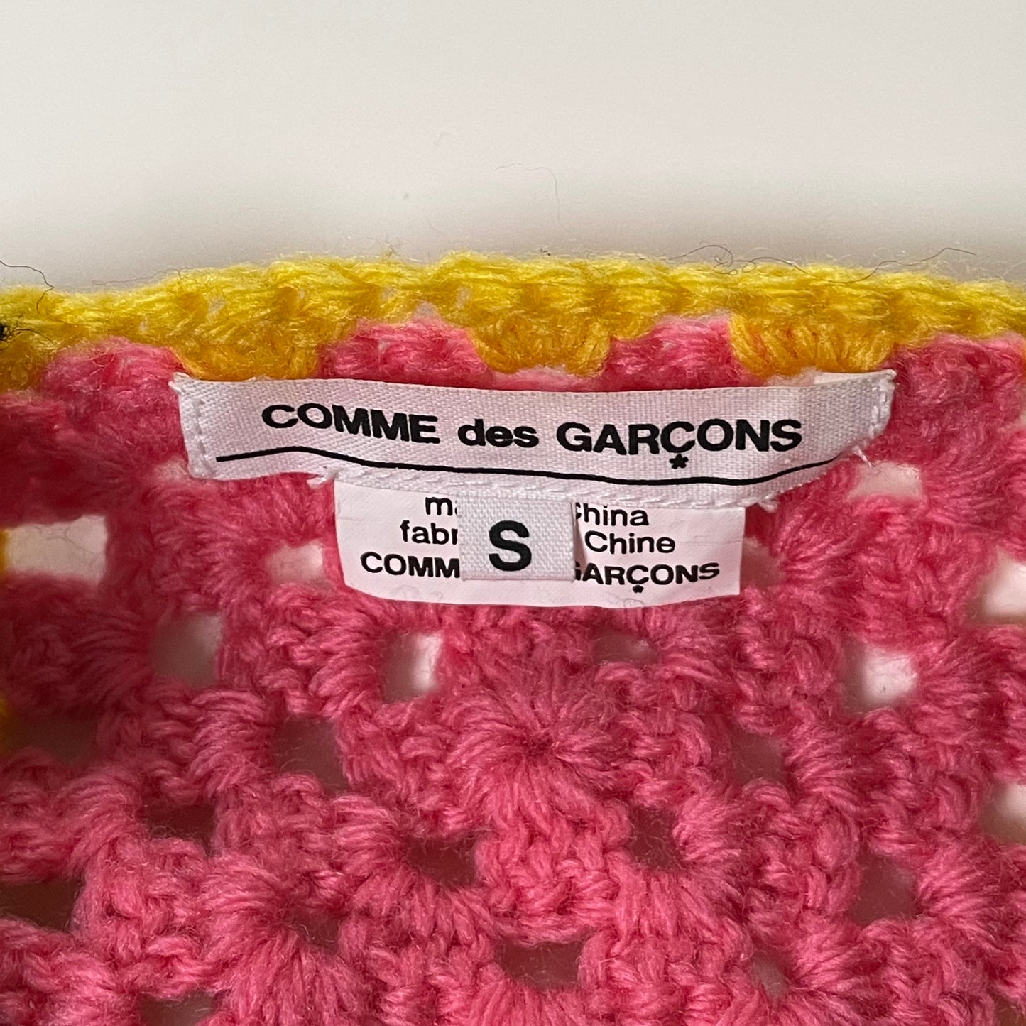 COMME DES GARCONS Patchwork Knit Sweater