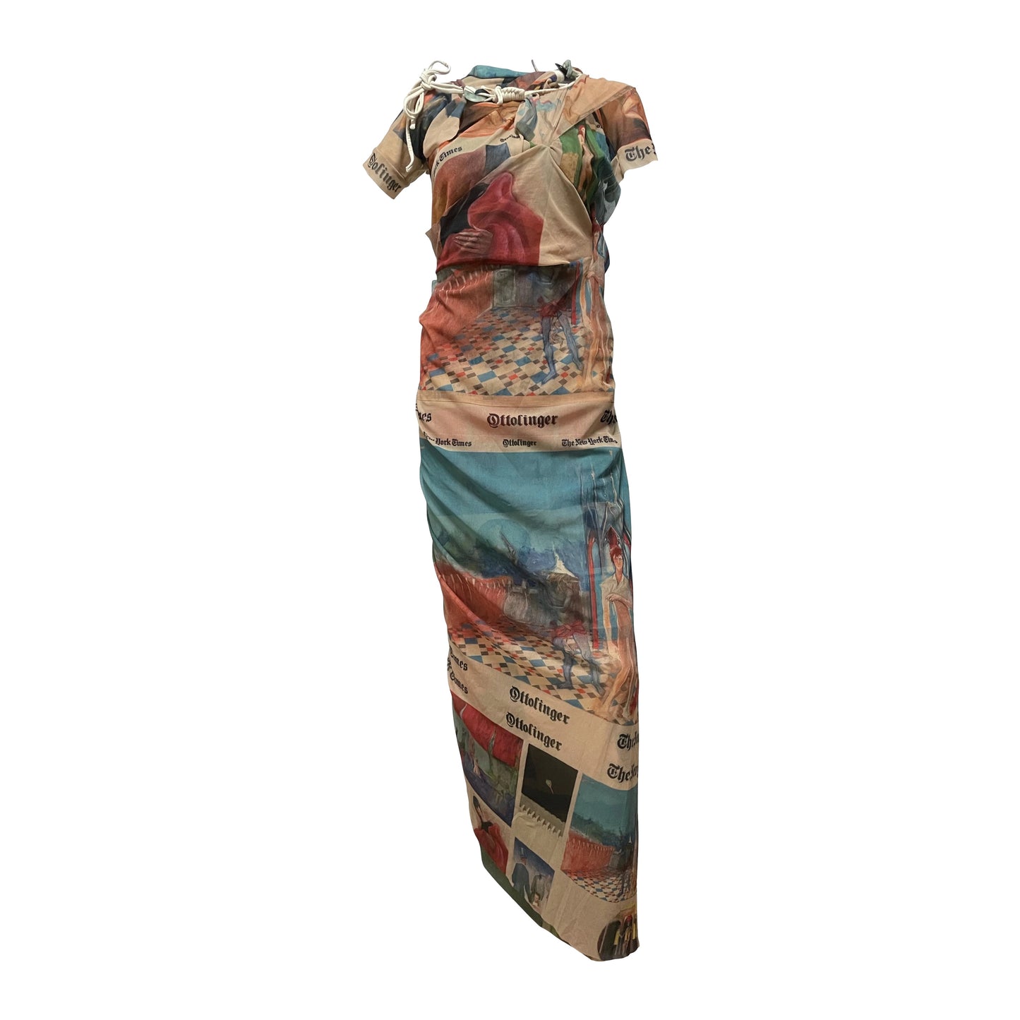 OTTOLINGER Spring Summer 2019 Julian Nguyen Mesh Draped Dress