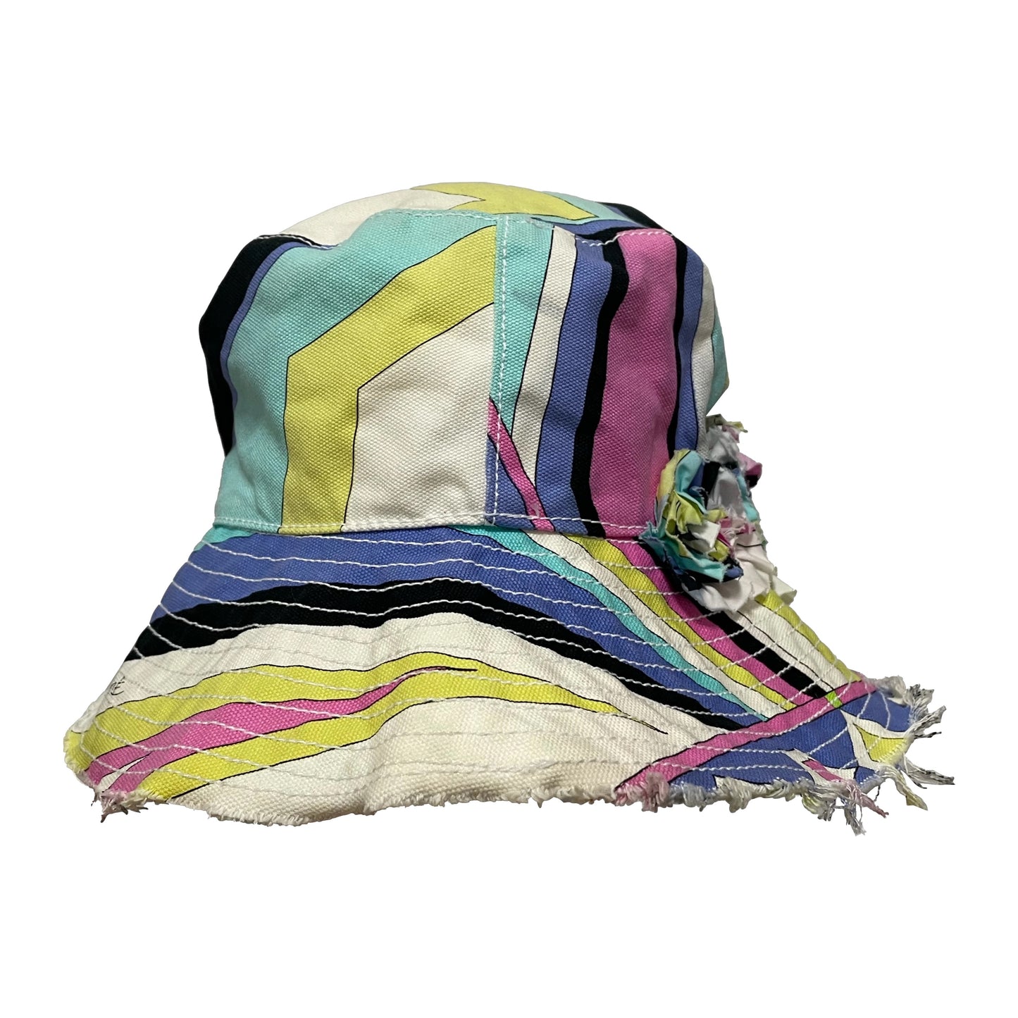 EMILIO PUCCI Spring Summer 2005 Bucket Hat with Flowers