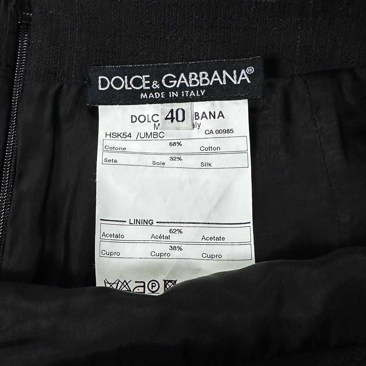 DOLCE&GABBANA Fall Winter 2001 Swarovski Buckle Mini Skirt