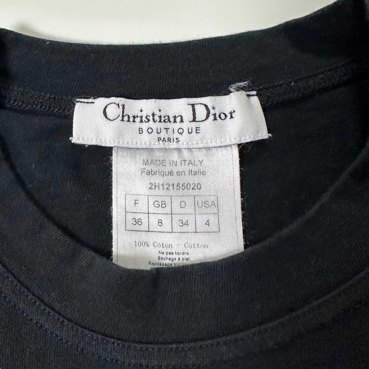 CHRISTIAN DIOR 2002 "Dior Addict" T-Shirt