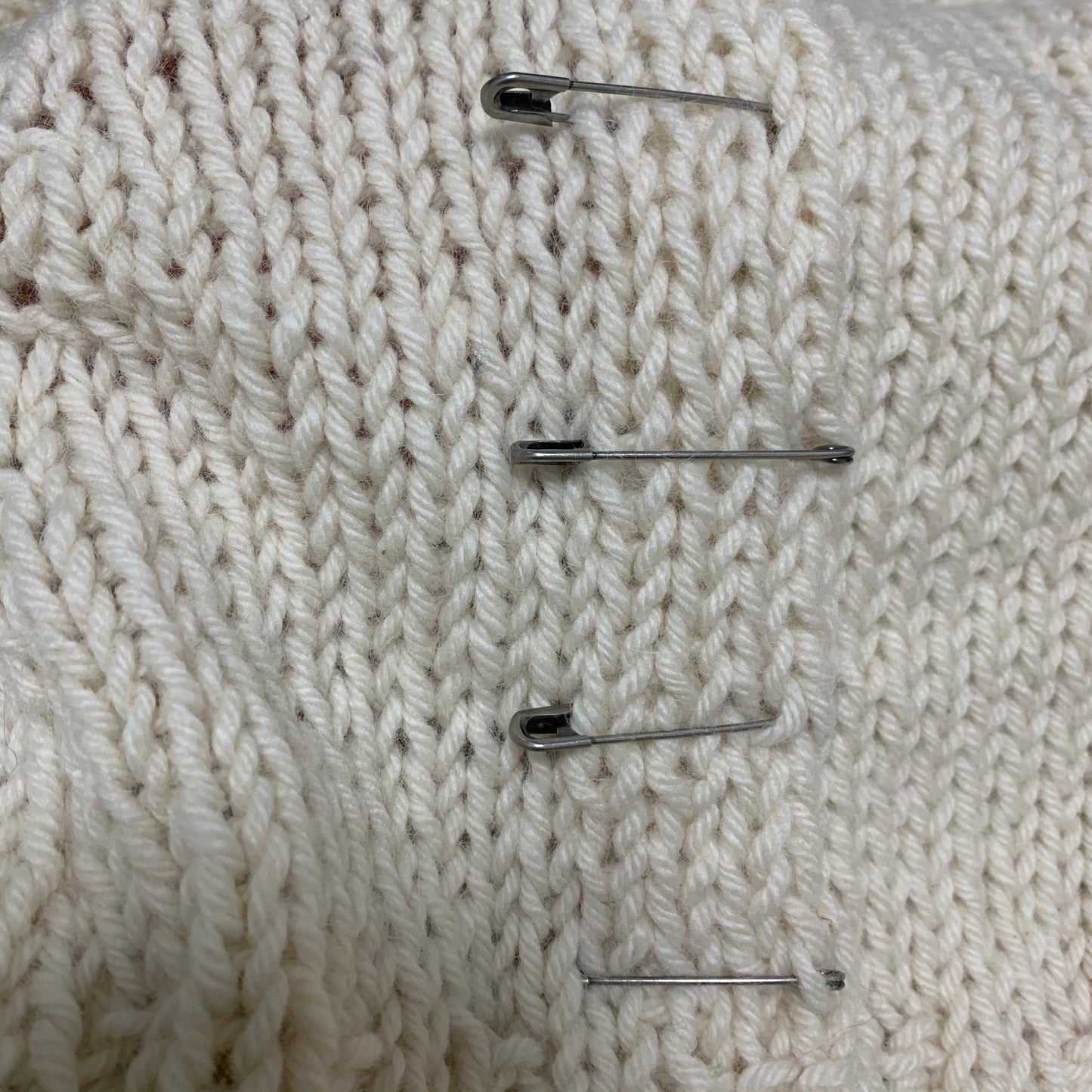 JUNYA WATANABE Fall Winter 1997 Safety Pin Knit Cardigan