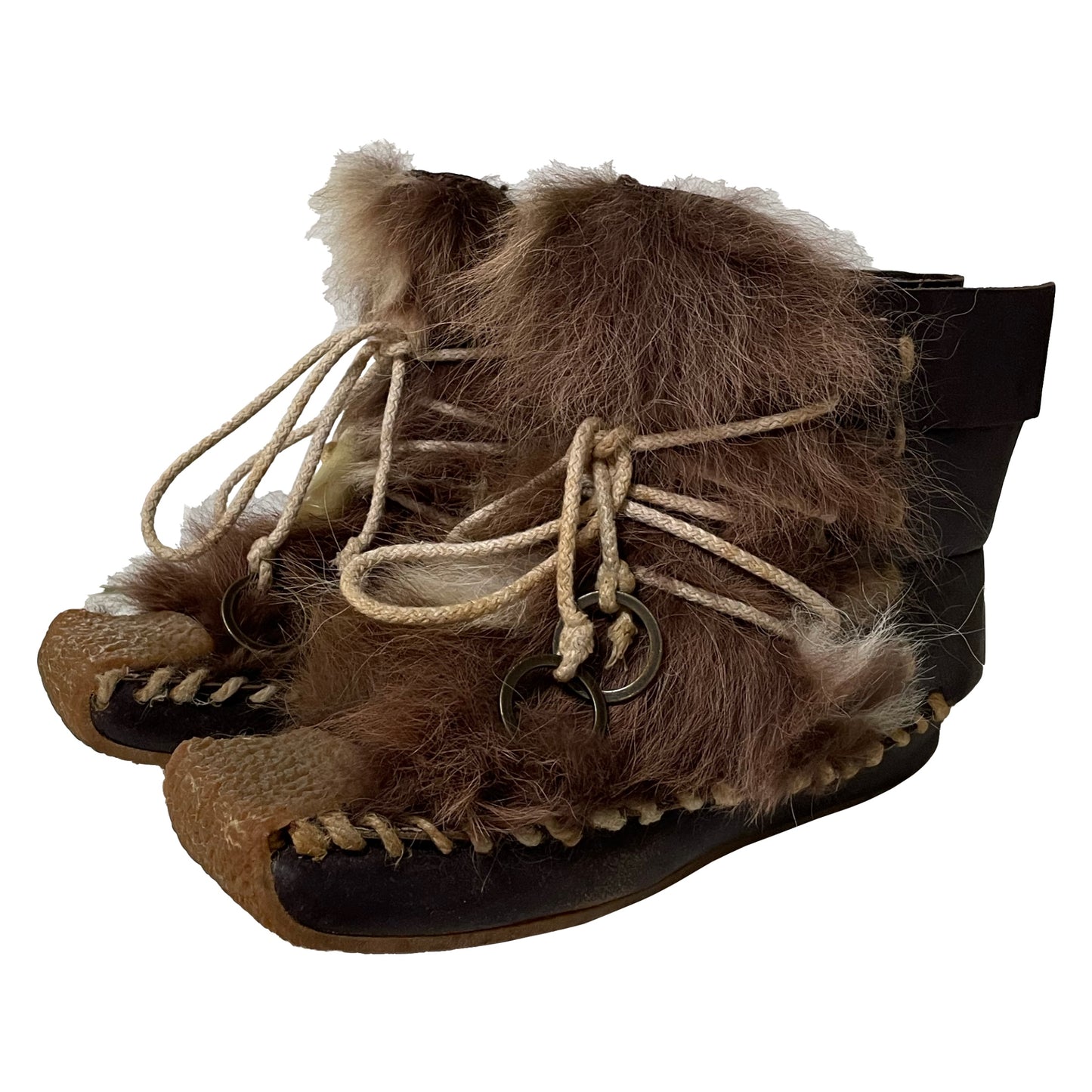 CHRISTIAN DIOR Fall Winter 2002 Fur Short Boots