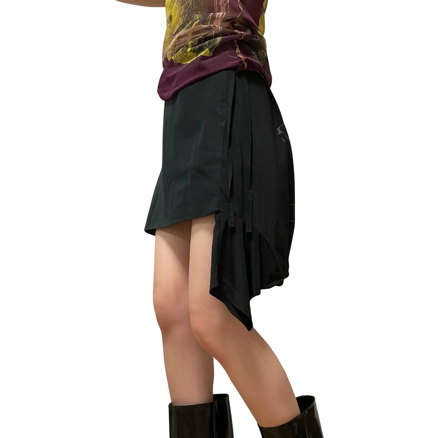 UNDERCOVER Spring Summer 2006 "T" The Amazing Tale Of Zamiang Asymmetric Mini Skirt